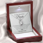 To My Beautiful Bride-Warmest Wishes | Forever Love Necklace