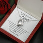 To My Beautiful Bride-Warmest Wishes | Forever Love Necklace