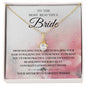 To The Most Beautiful Bride - Your Sister | Alluring Beauty Necklace