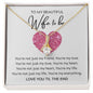 To My Beautiful Wife To Be | Alluring Beauty Necklace