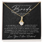 To My Wonderful Bride | Alluring Beauty Necklace