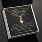 To My Wonderful Bride | Alluring Beauty Necklace