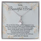 To My Beautiful Bride | Alluring Beauty Necklace