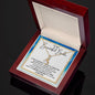 To My Beautiful Bride-Hand In Hand | Alluring Beauty Necklace
