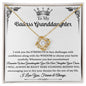 To My Badass Granddaughter | Love Knot Necklace