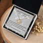 To My Bridesmaid - Noun | Love Knot Necklace