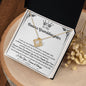 To My Badass Granddaughter | Love Knot Necklace