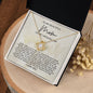 To My Beautiful Mom On My Wedding Day | Love Knot Necklace