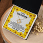 To my Daughter-Sunflower | Love Knot Necklace