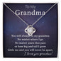 To My Grandma-Never Be Apart | Love Knot Necklace