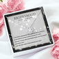 To My Bridesmaid - Noun | Love Knot Necklace