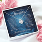 To my Beautiful Daughter-Reach for the Stars | Love Knot Necklace