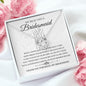 My Beautiful Bridesmaid - Thank You | Love Knot Necklace