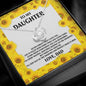 To my Daughter-Sunflower | Love Knot Necklace
