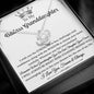 To My Badass Granddaughter | Love Knot Necklace