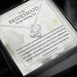 To My Bridesmaid On My Wedding Day | Love Knot Necklace