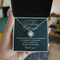 Wedding Officiant Love Knot Necklace