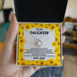 To my Daughter-Sunflower | Love Knot Necklace