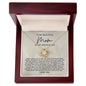 To My Beautiful Mom On My Wedding Day | Love Knot Necklace