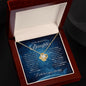 To my Beautiful Daughter-Reach for the Stars | Love Knot Necklace
