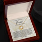 To My Beautiful Mom On My Wedding Day | Love Knot Necklace