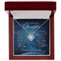 To my Beautiful Daughter-Reach for the Stars | Love Knot Necklace