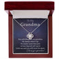 To My Grandma-Never Be Apart | Love Knot Necklace