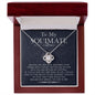 My Soulmate - How Special You Are To Me | Love Knot Necklace