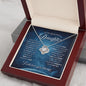 To my Beautiful Daughter-Reach for the Stars | Love Knot Necklace