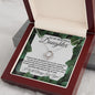 To My Beautiful Daughter - Leaf | Love Knot Necklace