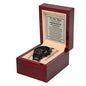 To My Man-Promise Watch | Black Chronograph Watch