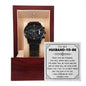 Husband To Be-I Do Black Chronograph Watch