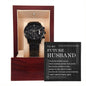 To My Future Husband | Black Chronograph Watch
