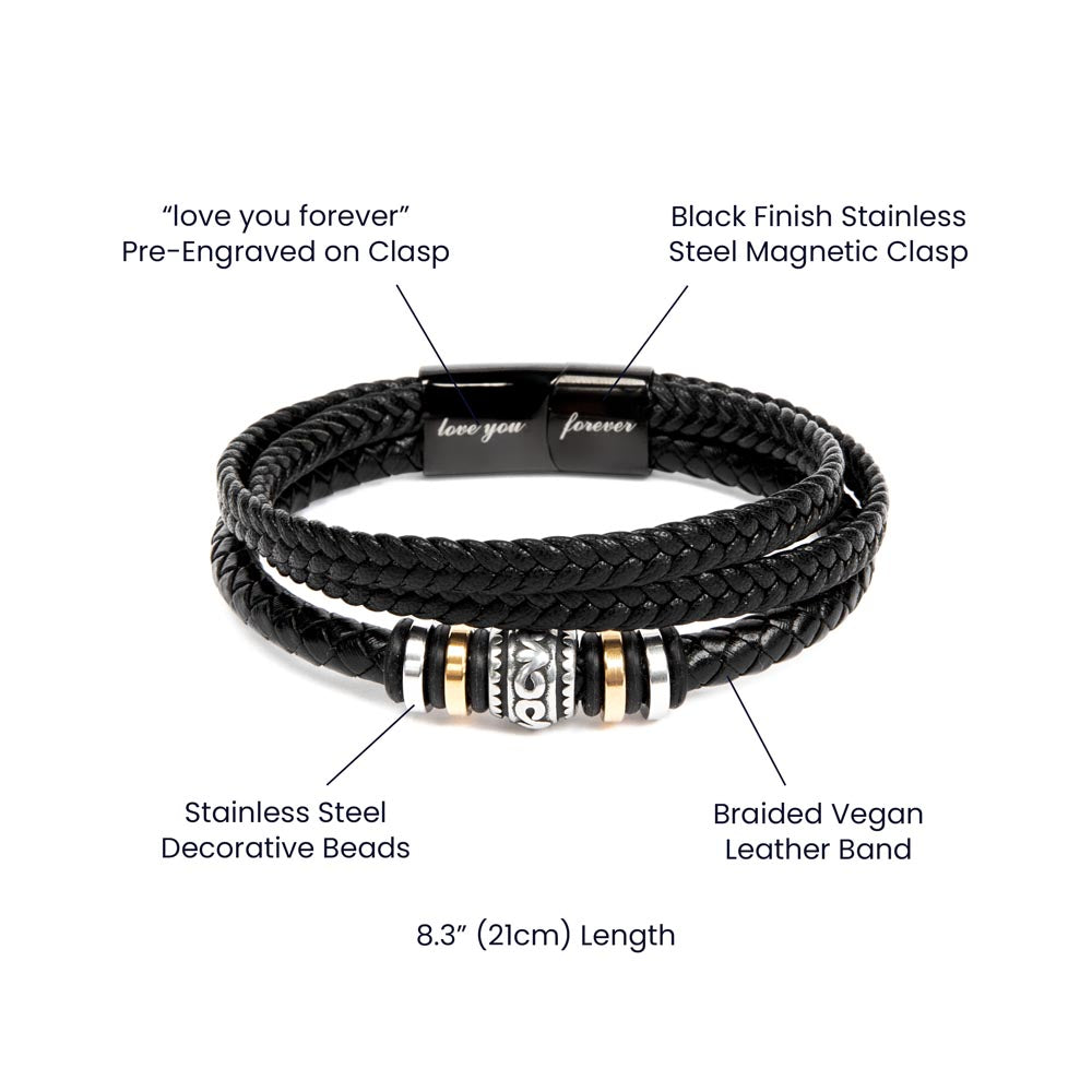 To My Man - First Kiss First Love | Love You Forever Bracelet