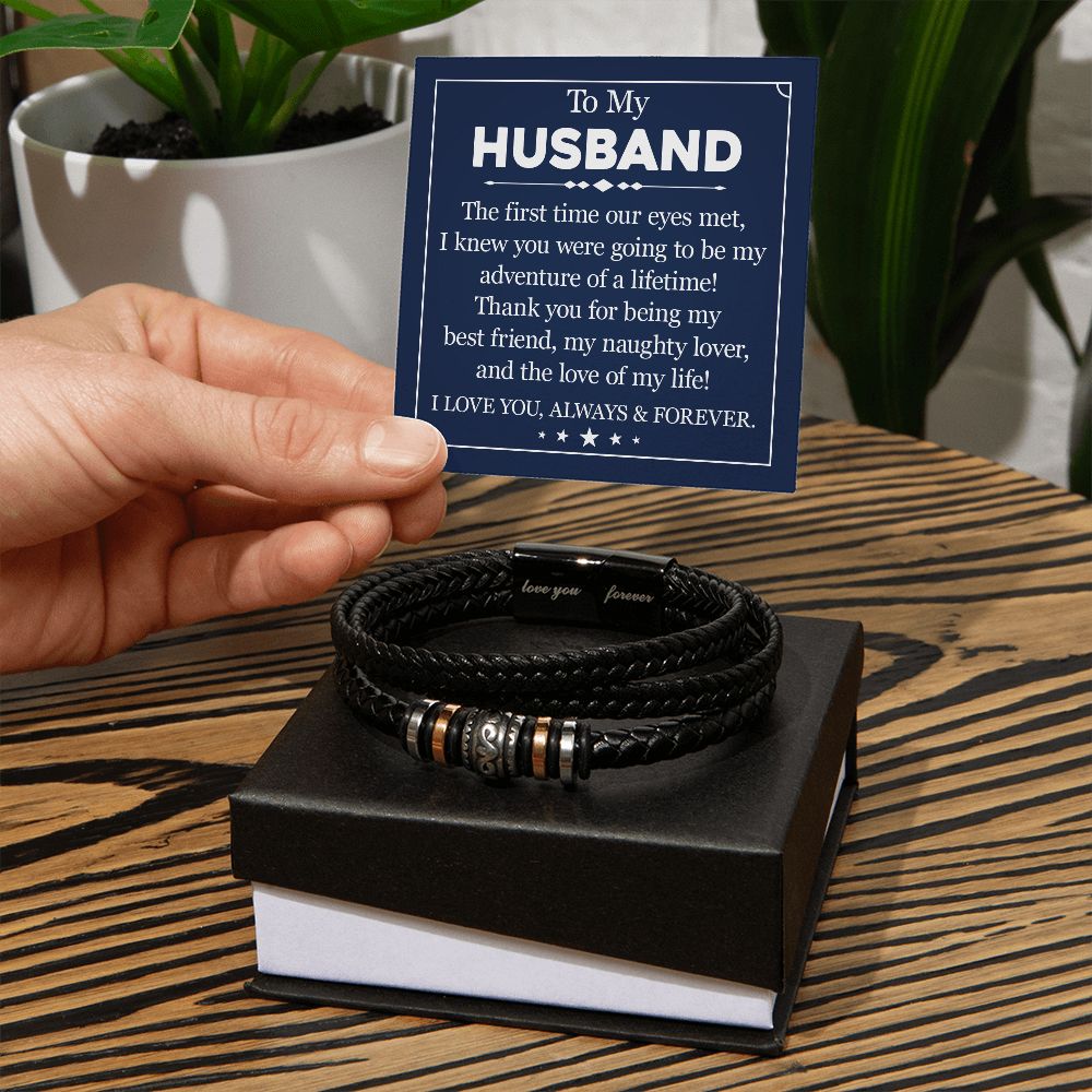 To My Husband - Naughty Lover | Love You Forever Bracelet