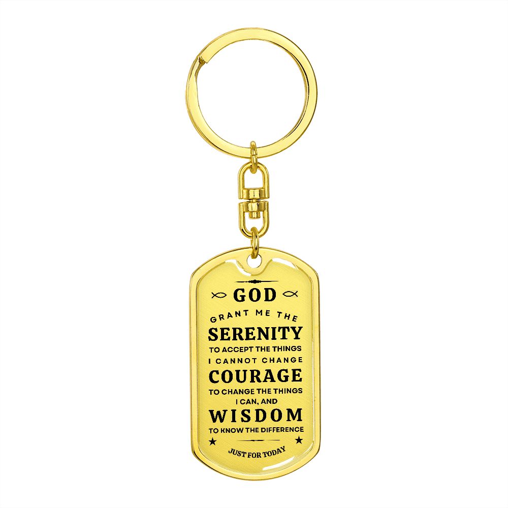 Keychain with Serenity Prayer