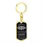 Bikers Prayer | Keychain | Black Design | Custom Engraving