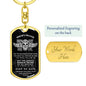Bikers Prayer | Keychain | Black Design | Custom Engraving