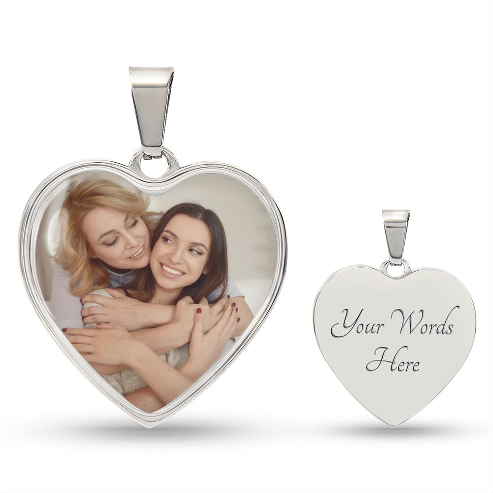 Personalized Heart to my mom