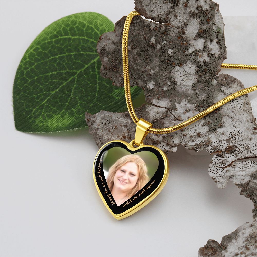 Personalized memorial heart