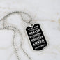 Gift for Son | Braver | From Mom | Dog Tag