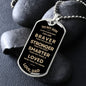 Necklace Gift To My Son - Dog Tag