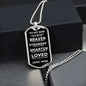 Gift for Son | Braver | From Mom | Dog Tag