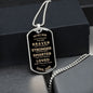 Necklace Gift To My Son - Dog Tag