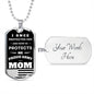 Military Tag | Necklace for Mom | Gift | Army Mom