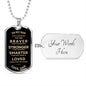 Necklace Gift To My Son - Dog Tag