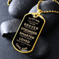 Necklace Gift To My Son - Dog Tag