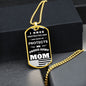 Military Tag | Necklace for Mom | Gift | Army Mom