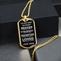 Gift for Son | Braver | From Mom | Dog Tag