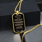 Necklace Gift To My Son - Dog Tag